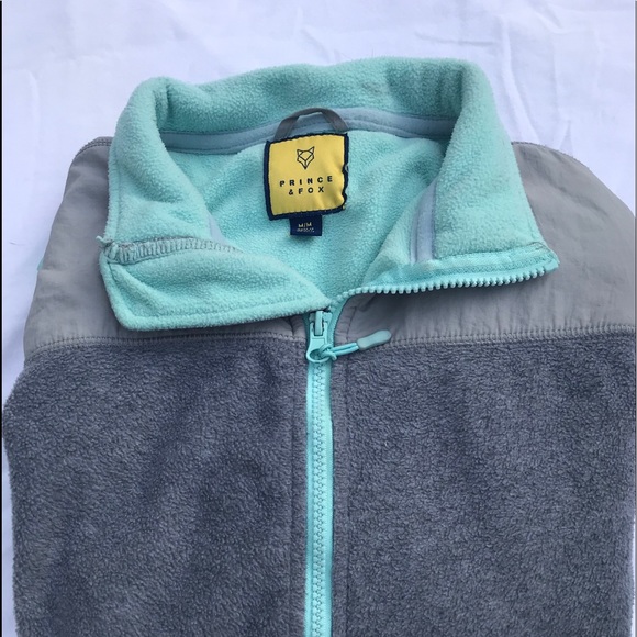 Prince & Fox Aeropostale Fleece Zip Up Grey Jacket - Picture 8 of 8